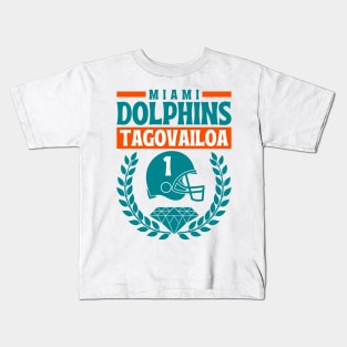 Miami Dolphins Tua Tagovailoa 1 American Football Kids T-Shirt